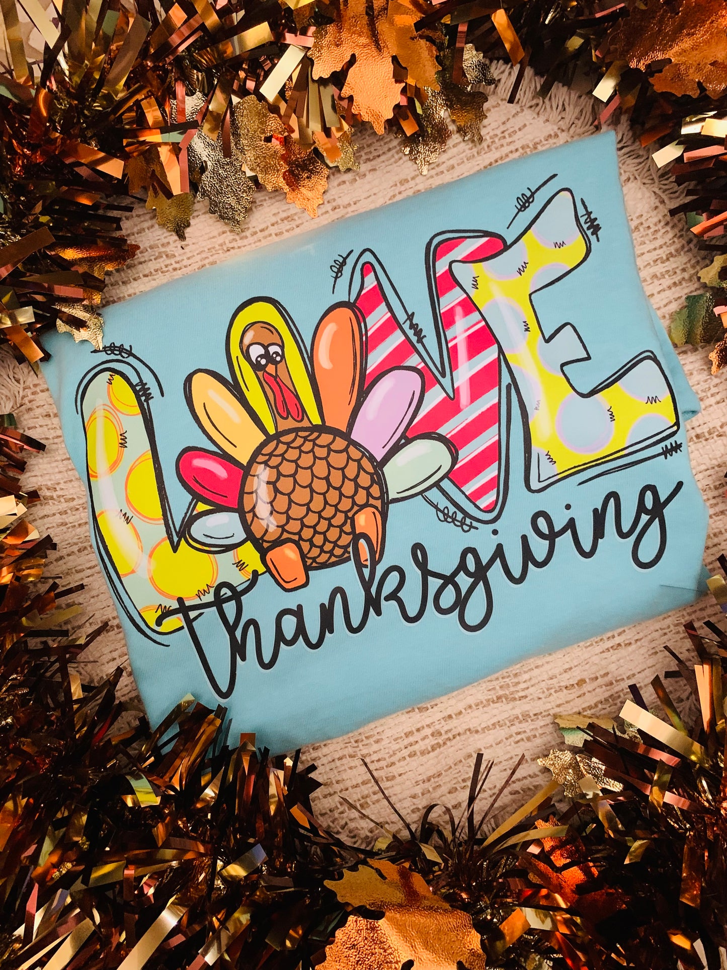 Love Thanksgiving- adult tee