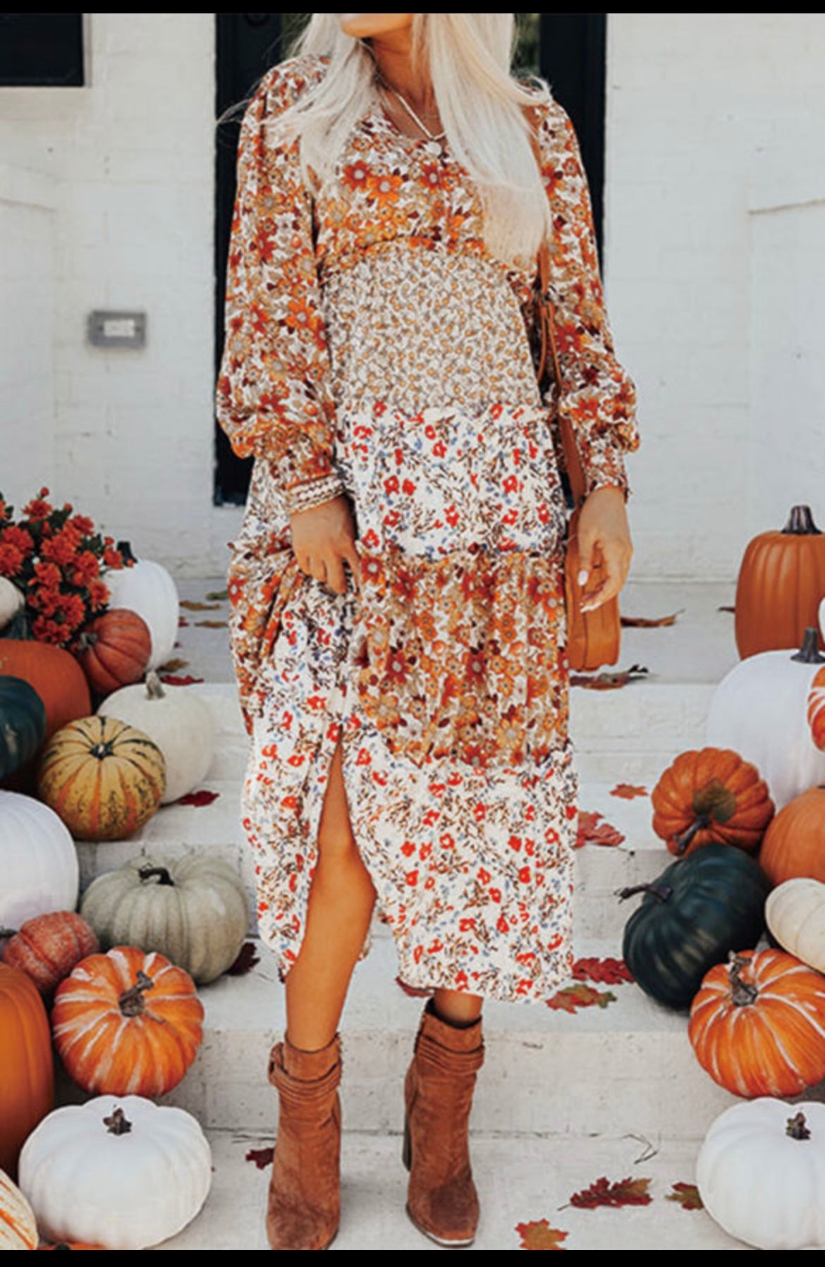 Perfectly Autumn Midi Dress