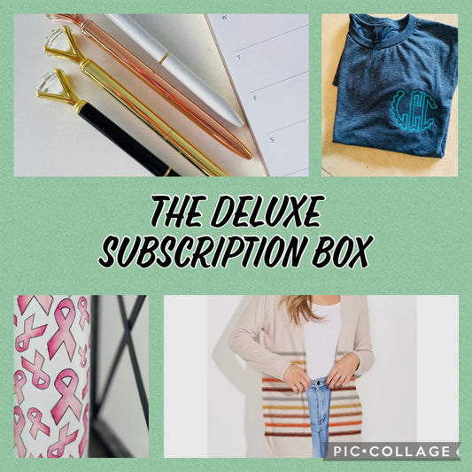 The deluxe subscription box