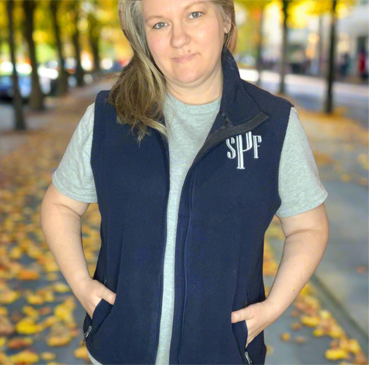 Fleeced Monogram Vest