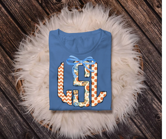 Fall Monogram Tee