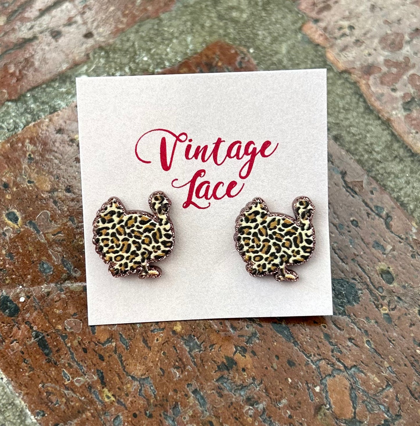 Fall Leopard Earrings