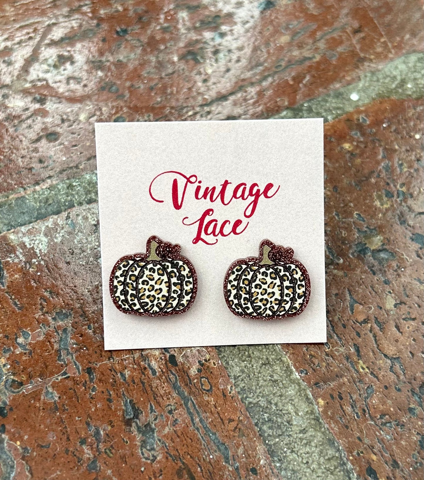 Fall Leopard Earrings