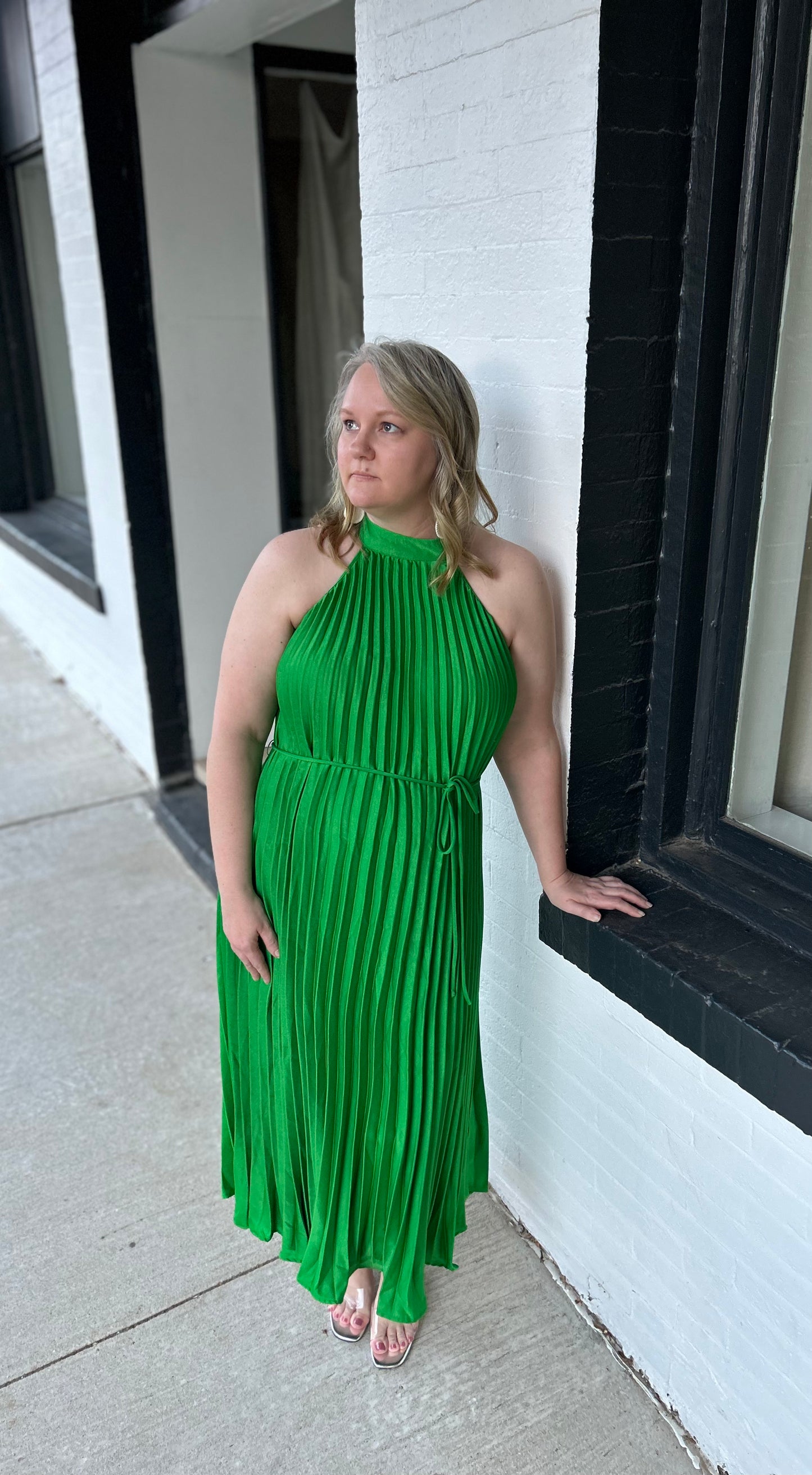 Kelly Green Goddess Dress