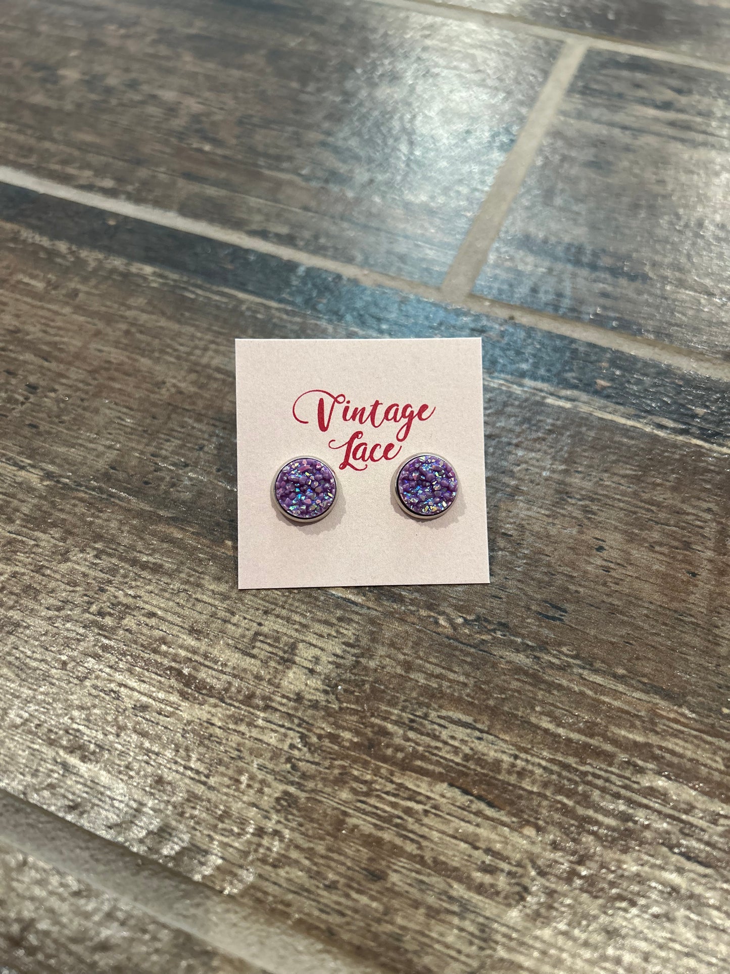 Crystal Rock Earrings