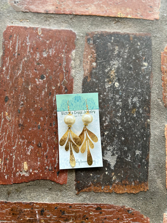 Gold Leaf Earrings