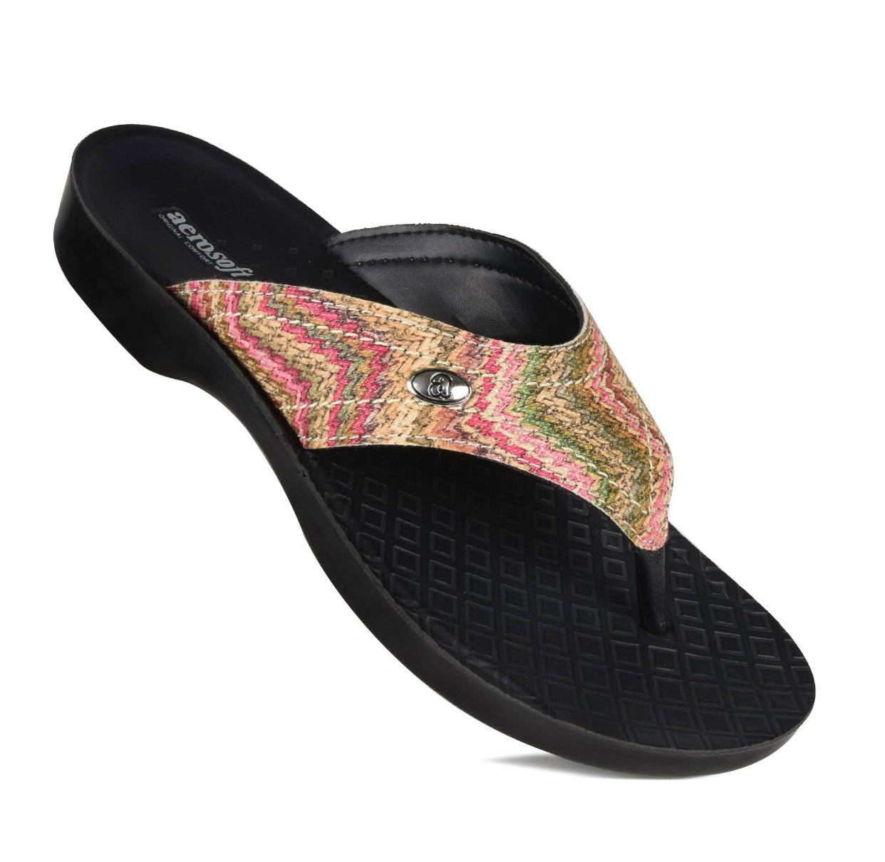 Jute tie flip flop