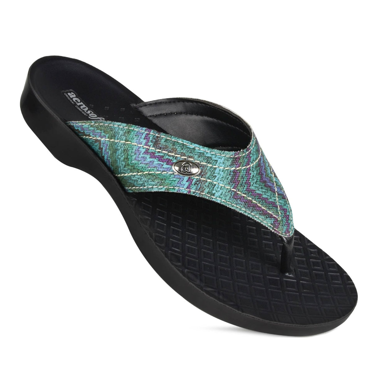 Jute tie flip flop