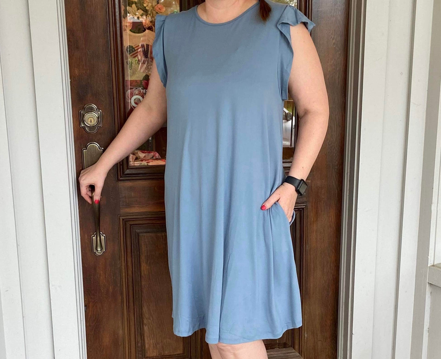 Flutter Sleeve Dress